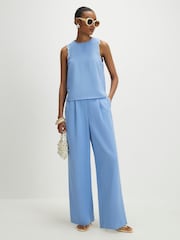 River Island Bukser med vide bukseben og kamskjellkant - Bilde 1 av 4