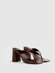 River Island Toe Thong Block Heels - 画像 3 / 6