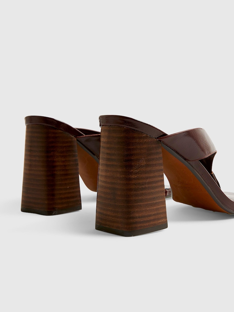 River Island Toe Thong Block Heels - 画像 6 / 6