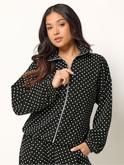 PixieGirl Petite Black Funnel Neck Jacket - Image 1 of 5