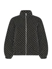 PixieGirl Petite Black Funnel Neck Jacket - Image 5 of 5