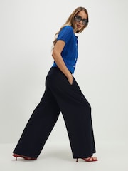 River Island Denim Look Wide Leg Trousers - Bild 3 von 4