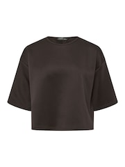 PixieGirl Petite Brown Boxy T-Shirt - Image 5 of 5