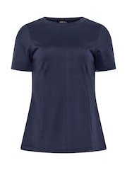 Long Tall Sally Blue Peplum Top - Image 5 of 5