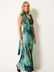 Verde - Long Tall Sally Ombre Scarf Maxi Dress - Imagen 3 de 5