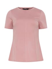 Long Tall Sally Pink Peplum Top - Image 5 of 5