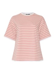 Yours Curve Pink Stripe Swing Top - Image 5 of 5