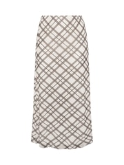 Yours Curve Cream London Mesh Skirt - Image 5 of 5