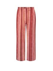 PixieGirl Petite Red Stripe Wide Leg Trousers - Image 5 of 5