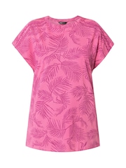 Yours Curve Pink Ric Rac Insert T-Shirt - Image 5 of 5