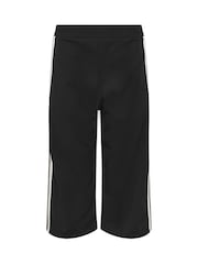 M&Co Black Petite Cropped Side Stripe Trousers - Image 5 of 6