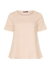 Yours Curve Light Pink Stripe Swing Top - Image 5 of 5