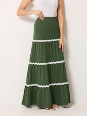 Long Tall Sally Green Ric Rac Skirt - Image 3 of 5