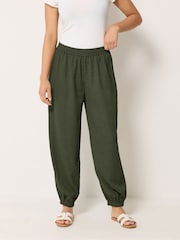 M&Co Green Petite Balloon Trouser - Image 1 of 5