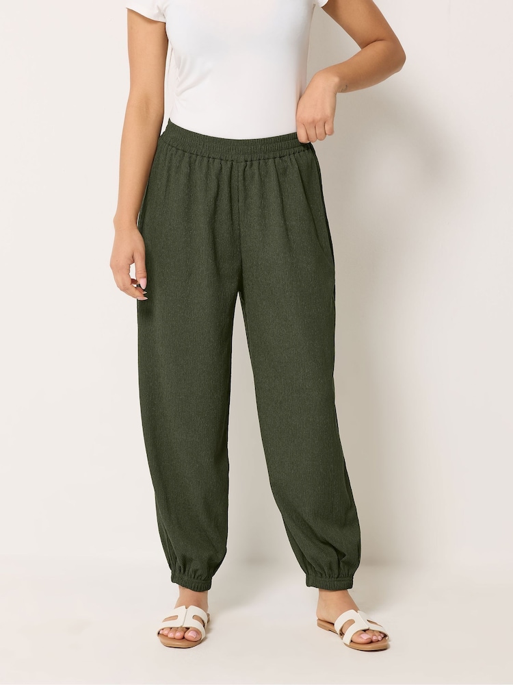 M&Co Green Petite Balloon Trouser - Image 1 of 5