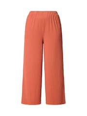 Yours Curve Orange Textured Wide Leg Trousers - Image 5 of 5