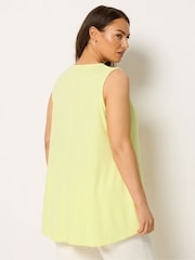 Yours Curve Yellow Soft Touch Ribbed Swing Top - Image 3 of 5