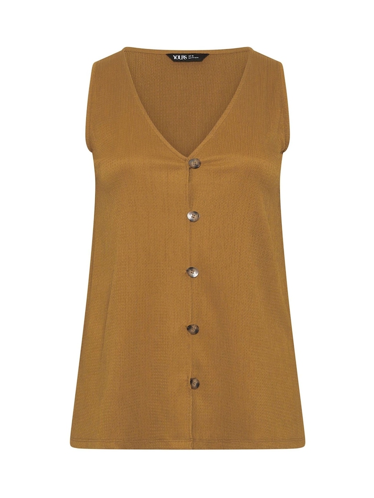 Yours Curve Natural Textured Waistcoat - Image 5 of 5 Yours Curve Natural Textured Waistcoat - Image 5 of 5