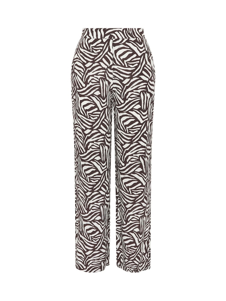 Long Tall Sally Brown Wide Leg Trousers - Image 5 of 5 Long Tall Sally Brown Wide Leg Trousers - Image 5 of 5