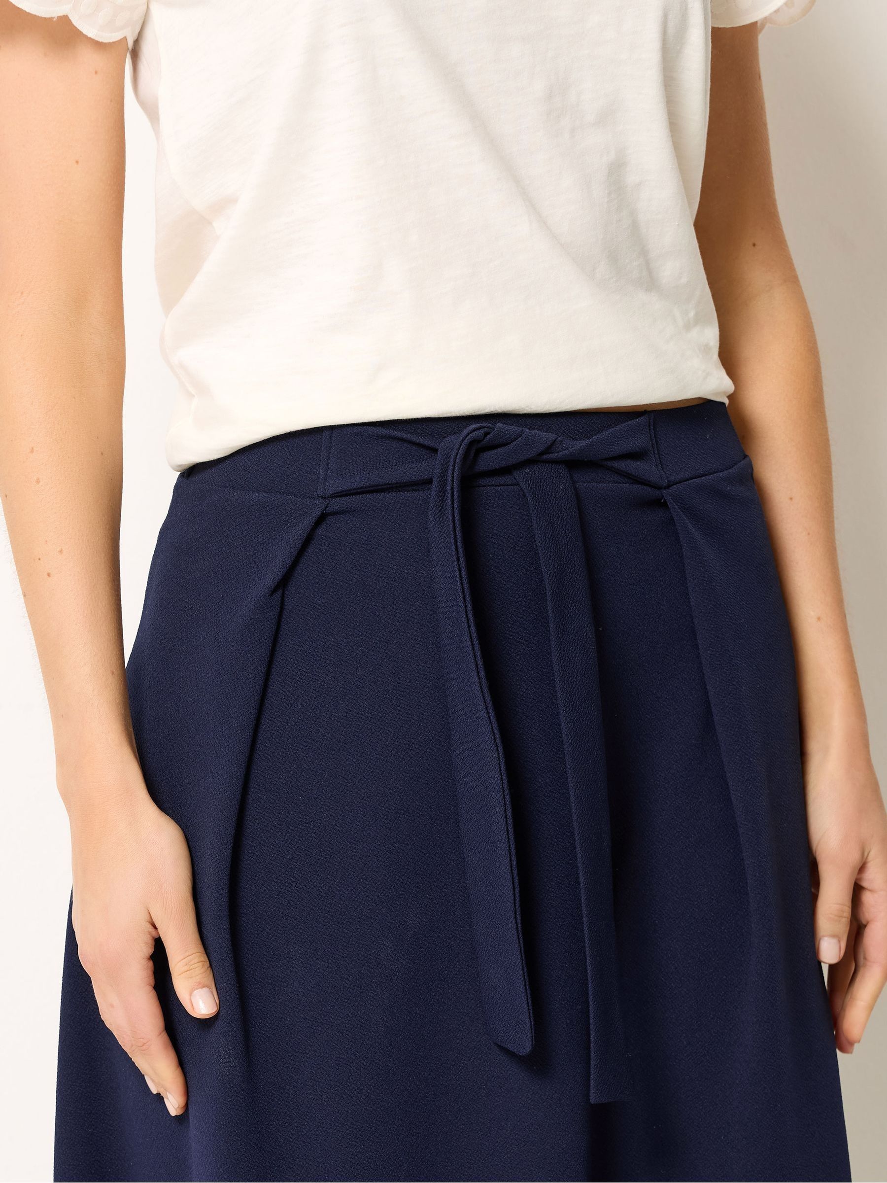 Buy Long Tall Sally Blue Tie Waist A Line Midi Skirt from Next USA