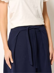 Long Tall Sally Blue Tie Waist A Line Midi Skirt - Image 4 of 5