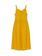 Yours Curve Yellow Strappy Sun Dress - Image 5 of 5
