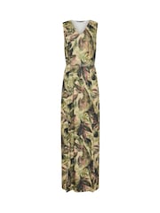 Long Tall Sally Green Tropical Tie Maxi Dress - Image 5 of 5