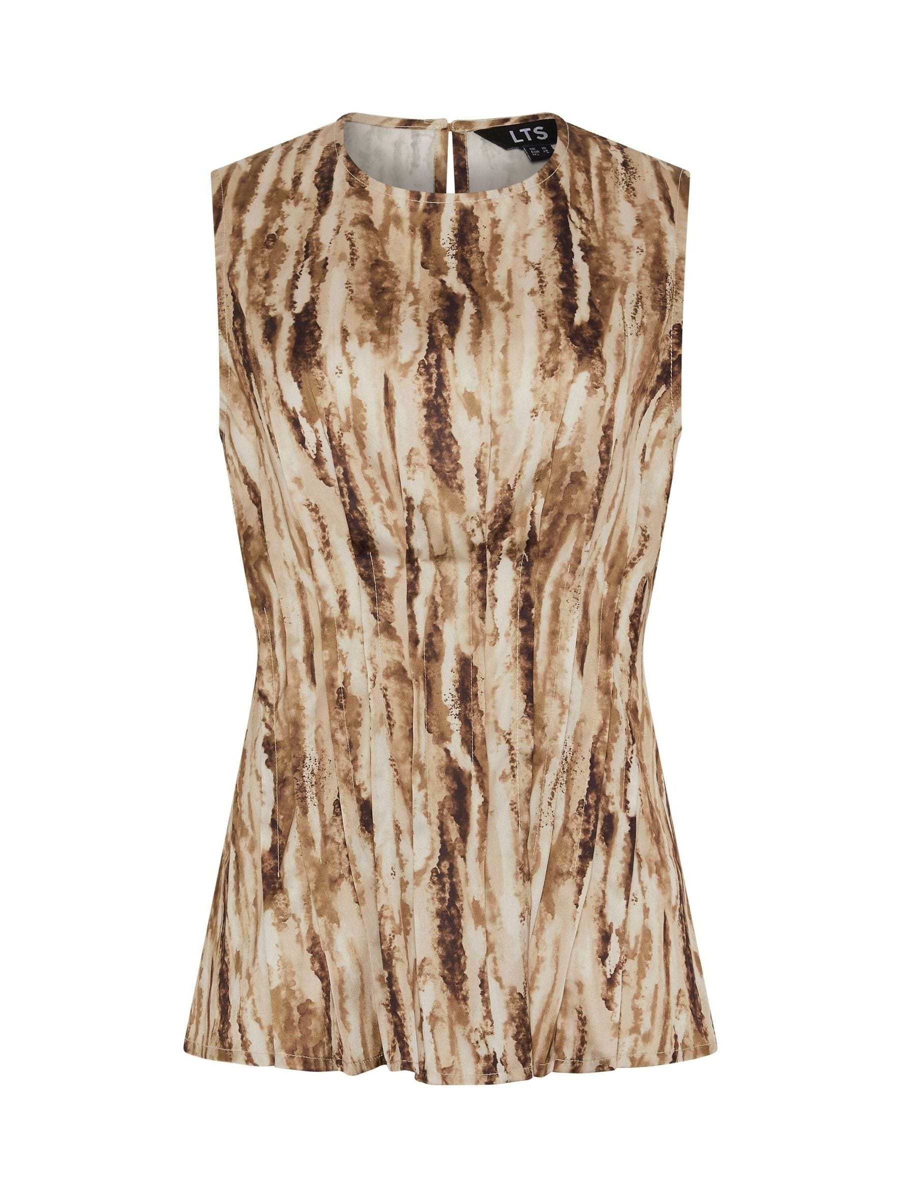 Next:日本 Long Tall Sally ゼブラ柄サテンプリーツタンクトップ from Next:日本 Long Tall Sally ゼブラ柄サテンプリーツタンクトップ from