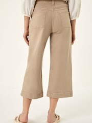 Roman Natural Stretch Denim Culottes - Image 3 of 5