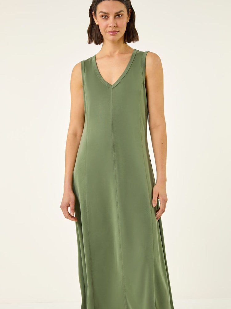mint green v neck dress Buy Roman Sleeveless V-Neck Midi from Next USA One Size Fits All