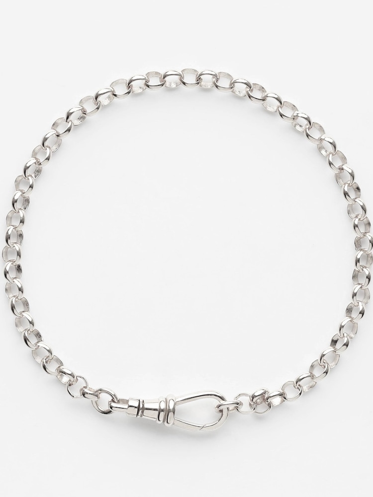 Carrie Elizabeth Silver Albert Vintage Chain Bracelet - Image 2 of 3 Carrie Elizabeth Silver Albert Vintage Chain Bracelet - Image 2 of 3