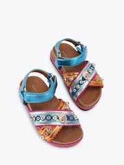 Kurt Geiger London Blue Kensington Espadrill Sandals - Image 2 of 4