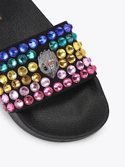 Kurt Geiger London Black Meena Eagle Sandals - Image 4 of 4