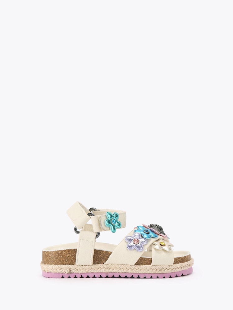 Kurt Geiger London White Kensington Espadrill Sandals - Image 1 of 4