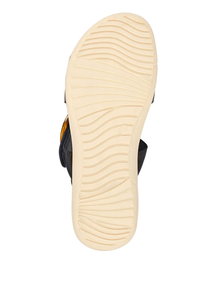 Pavers Navy Blue Touch Fasten Platform Sandals - Image 5 of 5 Pavers Navy Blue Touch Fasten Platform Sandals - Image 5 of 5