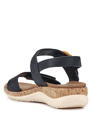 Pavers Black Touch Fasten Platform Sandals - Image 3 of 5