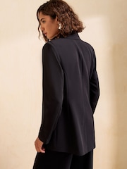 Friends Like These Black Premium Tuxe Single Breasted Blazer - Image 3 of 3