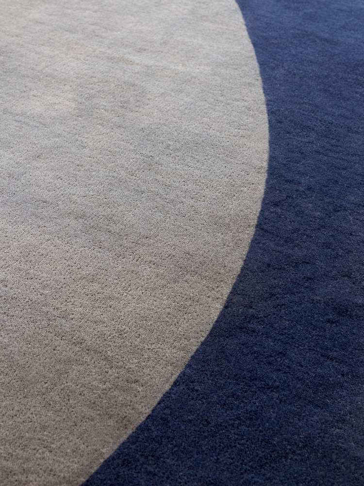 Orla Kiely Element Arp Blue Element Arp Rug - Image 3 of 3