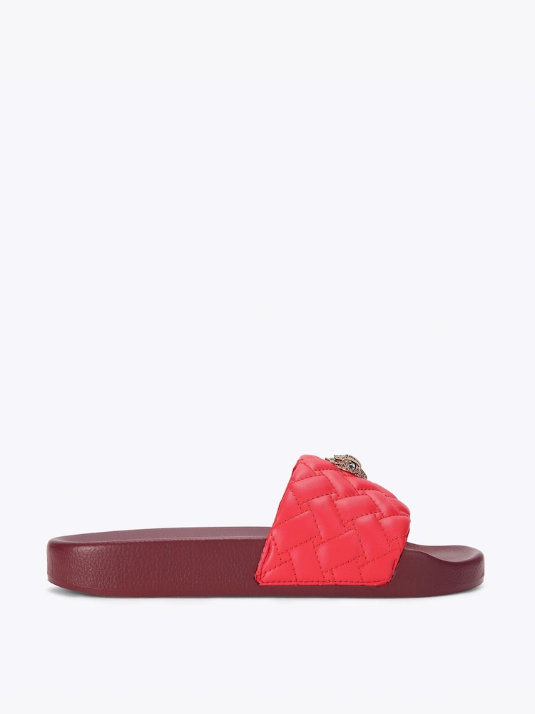 Kurt Geiger London Red Meena Eagle Sandals - Image 1 of 5 Kurt Geiger London Red Meena Eagle Sandals - Image 1 of 5