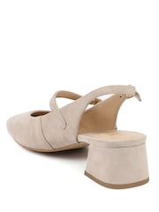 Jones Bootmaker Cream Yamila Leather Slingback Mary Janes - Image 4 of 6