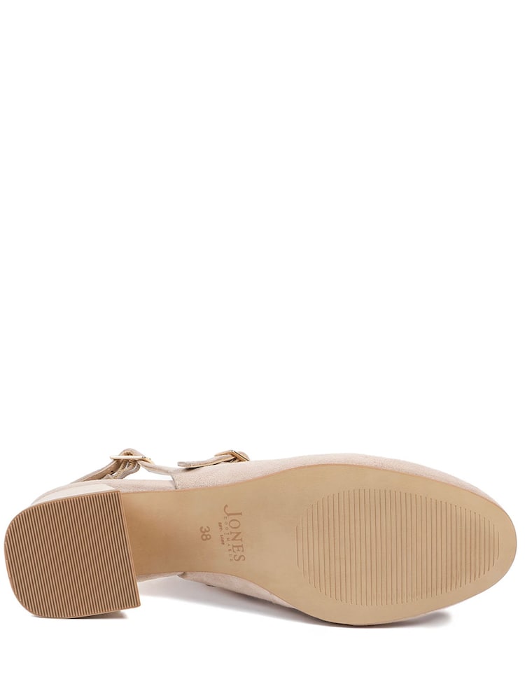 Jones Bootmaker Cream Yamila Leather Slingback Mary Janes - Image 6 of 6 Jones Bootmaker Cream Yamila Leather Slingback Mary Janes - Image 6 of 6