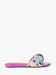 Kurt Geiger London Pink Kensington Flat Sandals - Image 2 of 5
