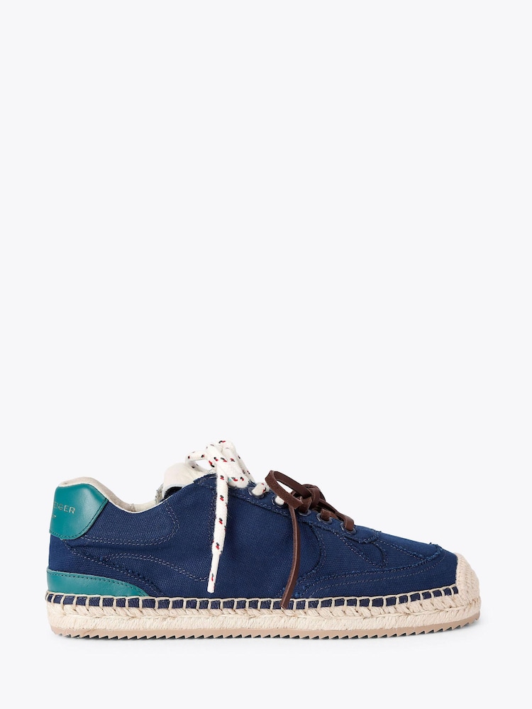 Kurt Geiger London Blue Kurt Espadrille Trainers - Image 1 of 4