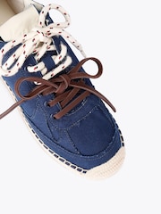 Kurt Geiger London Blue Kurt Espadrille Trainers - Image 4 of 4