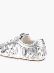 Kurt Geiger London Silver Islington Bow Trainers - Image 5 of 5
