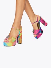 Kurt Geiger London Multi Kensington Platform Sandals - Image 1 of 5