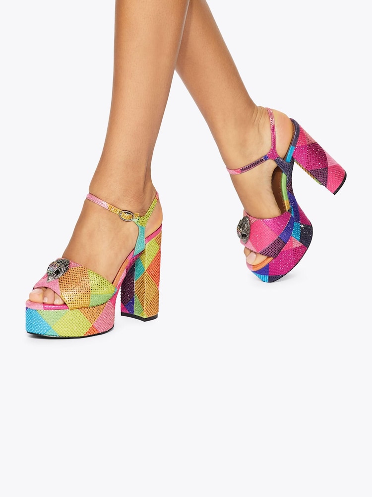 Kurt Geiger London Multi Kensington Platform Sandals - Image 1 of 5