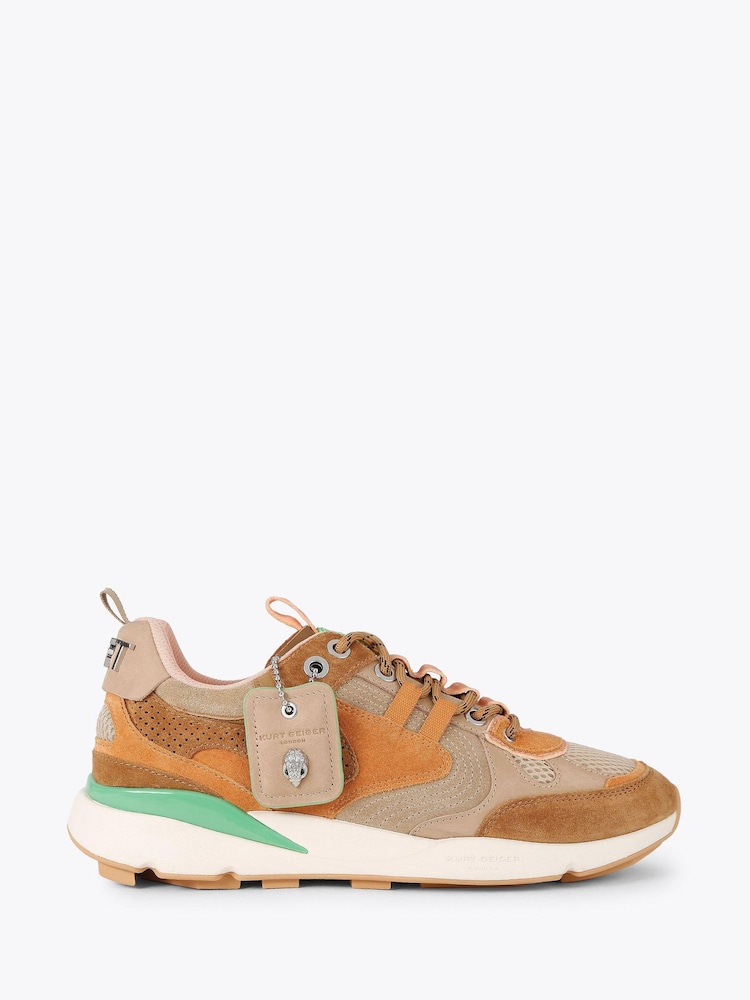 Kurt Geiger London Nude Kurt Runner Mens Shoes - Image 1 of 4 Kurt Geiger London Nude Kurt Runner Mens Shoes - Image 1 of 4