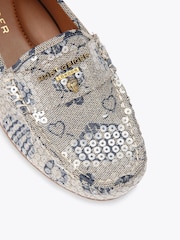 Kurt Geiger London Blue Greenwich Moccasin Shoes - Image 4 of 4