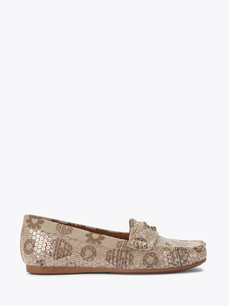 Kurt Geiger London Brown Greenwich Moccasin Shoes - Image 1 of 4